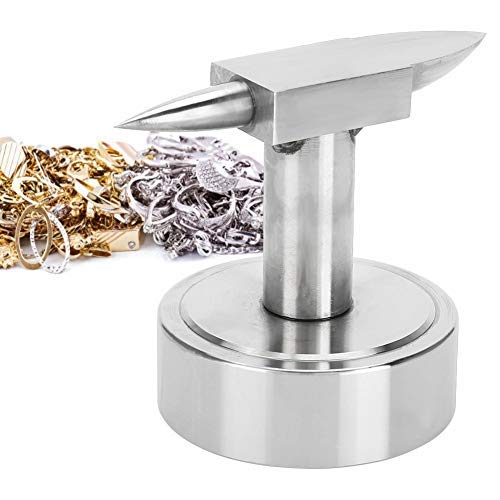 Duevin Mini Yunque de Metal, Yunque práctico, Yunque de Doble Cuerno Yunque de Base Redonda Herramienta Profesional para Hacer Joyas La Herramienta procesamiento de Joyas Duevin Mini Yunque de Metal, Yunque práctico, Yunque de Doble Cuerno Yunque de Base Redonda Herramienta Profesional para Hacer Joyas La Herramienta procesamiento de Joyas