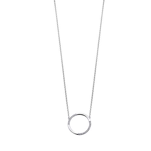 Duran Exquse Colgante colección Pretty Jewels realizada en Plata 925 con Forma de circulo y Detalle en circonitas Duran Exquse Colgante colección Pretty Jewels realizada en Plata 925 con Forma de circulo y Detalle en circonitas