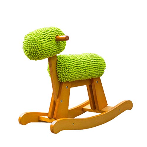 DUTUI Caballo Mecedor De Madera Maciza para Niños, Caballo Mecedor De Madera, Juguetes Educativos para La Primera Infancia, 60X23.5X47cm,1 DUTUI Caballo Mecedor De Madera Maciza para Niños, Caballo Mecedor De Madera, Juguetes Educativos para La Primera Infancia, 60X23.5X47cm,1