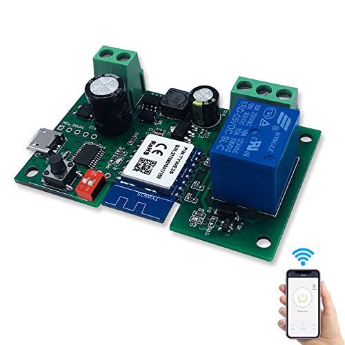 Eachen MóDulo Relé Inteligente InaláMbrico 1 Canal Para Smart Home Remote Control Dc 5V/12V, Se Aplica Al Control De Acceso, Encender Pc, Puerta De Garaje, Funciona Con Tuya/Smart Life App Eachen MóDulo Relé Inteligente InaláMbrico 1 Canal Para Smart Home Remote Control Dc 5V/12V, Se Aplica Al Control De Acceso, Encender Pc, Puerta De Garaje, Funciona Con Tuya/Smart Life App