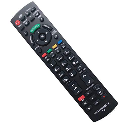 EAESE N2QAYB000752 Universal Mando a Distancia Repuesto para Panasonic TV Viera Reemplazo de Control Remoto para Panasonic TV N2QAYB000487 N2QAYB000352 N2QAYB000753 EAESE N2QAYB000752 Universal Mando a Distancia Repuesto para Panasonic TV Viera Reemplazo de Control Remoto para Panasonic TV N2QAYB000487 N2QAYB000352 N2QAYB000753