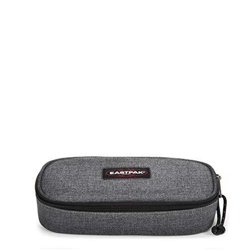 Eastpak Oval Single Estuche, 22 Cm, Gris (Black Denim)