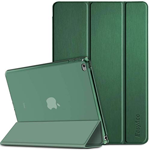 EasyAcc Funda Estuche para iPad Air 2, Smart Estuche Contraportada Mate Translúcido Encendido/Apagado Automático para iPad Air 2 A1566/A1567(Verde Oscuro) EasyAcc Funda Estuche para iPad Air 2, Smart Estuche Contraportada Mate Translúcido Encendido/Apagado Automático para iPad Air 2 A1566/A1567(Verde Oscuro)