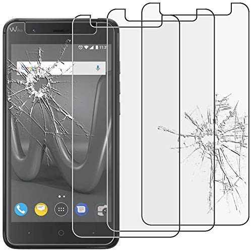 ebestStar - [Lote x3 Cristal Templado Compatible con Wiko Harry Protector de Pantalla, Película Vidrio Protectora Ultrafina, Dureza 9H, Sin-Burbujas [Aparato: 145 x 72.7 x 9.15mm, 5.0'']