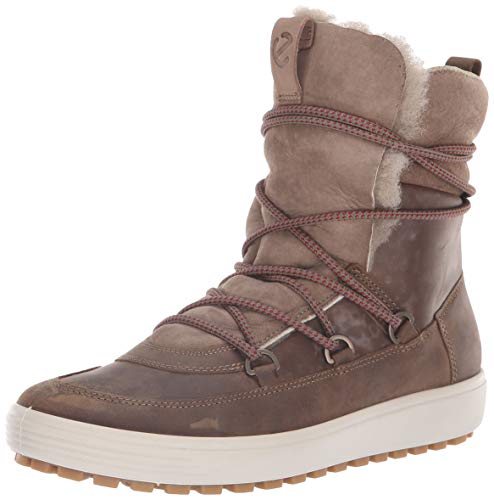 ECCO Womens Soft 7 TRED Mid, Botas Altas. Mujer, Braun Navajo Brown Moon Rock 57511, 42 EU