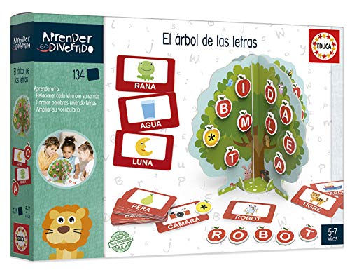 Educa- Aprender es Divertido: El Árbol de Las Letras, Aprende a Leer y Escribir Juego Educativo para niños, a Partir de 5 años (18703) Educa- Aprender es Divertido: El Árbol de Las Letras, Aprende a Leer y Escribir Juego Educativo para niños, a Partir de 5 años (18703)