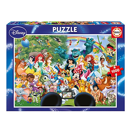 Educa Borras - Serie Disney, Puzzle 1.000 piezas El maravilloso mundo de Disney (16297)