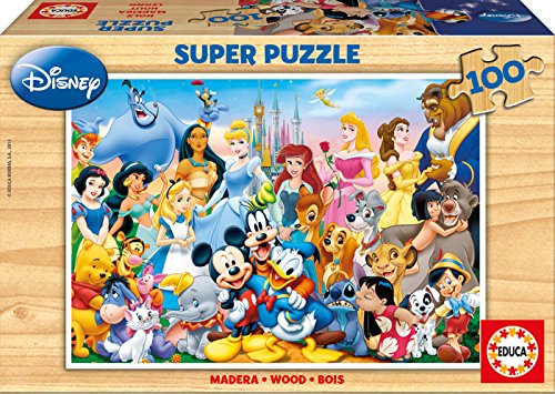 Educa-El Maravilloso Mundo de Disney Puzzle, 100 Piezas, Multicolor (12002) Educa-El Maravilloso Mundo de Disney Puzzle, 100 Piezas, Multicolor (12002)