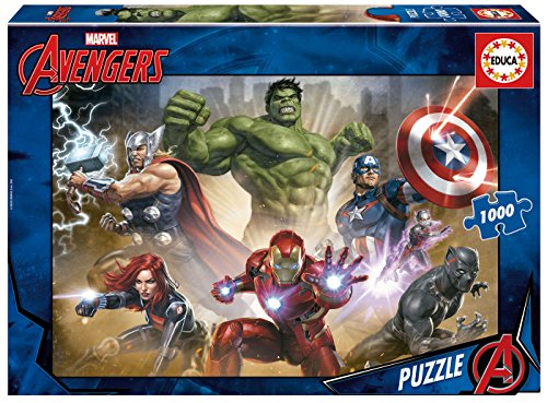 Educa-Los Vengadores Puzzle, 1000 Piezas, Multicolor (17694) Educa-Los Vengadores Puzzle, 1000 Piezas, Multicolor (17694)