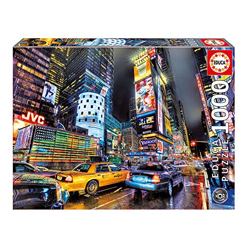 Educa- Times Square, Nueva York Puzzle, 1000 Piezas, Multicolor (15525)