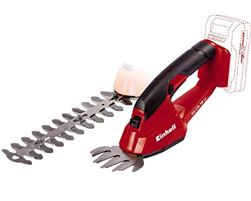 Einhell Expert GE-CG 18 Li Solo - Tijera de césped inalámbrica (10 cm, 20 cm), color rojo Einhell Expert GE-CG 18 Li Solo - Tijera de césped inalámbrica (10 cm, 20 cm), color rojo