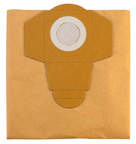 Einhell - Pack de 5 bolsas para aspiradoras (20 litros), color beige Einhell - Pack de 5 bolsas para aspiradoras (20 litros), color beige