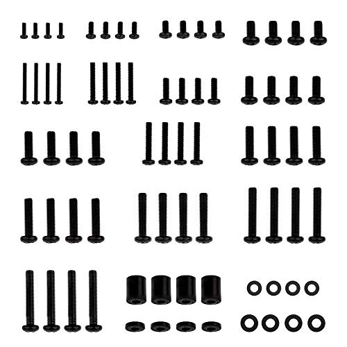 El Paquete de Accesorios de Montaje de TV General de Rentliv Se Adapta a Todos los Televisores Incluye Tornillos de M4 M5 M6 M8 y Arandelas-Funciona con Cualquier Soporte de Televisores y Pantallas