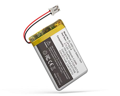 ElecGear 1x Batería de Repuesto para Controlador PS4 V1-3, Batería Recargable de 1500mAh para Playstation 4 Mando DualShock 4 CUH-ZCT1 LIP1522 con Enchufe Grande, Kit de Herramientas de Reparación ElecGear 1x Batería de Repuesto para Controlador PS4 V1-3, Batería Recargable de 1500mAh para Playstation 4 Mando DualShock 4 CUH-ZCT1 LIP1522 con Enchufe Grande, Kit de Herramientas de Reparación