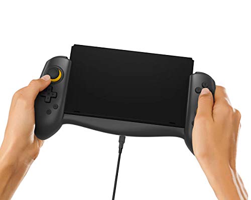ElecGear Mando Pro Controller Compatible con Nintendo Switch, Controlador Grip de Juegos con Gyro Axis Dual Shock Vibration y Puerto de Carga USB-C PD, Gamepad de Juegos Joystick