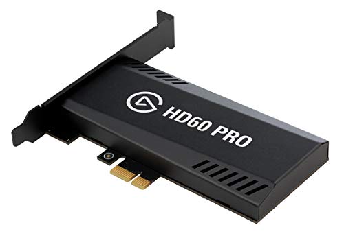 Elgato Game Capture HD60 Pro - Capturadora de juegos (Xbox 360, PlayStation o Nintendo) con una imagen a 1080p y 60 fps, tecnología de baja latencia, codificación H.264, PCIe, Negro Elgato Game Capture HD60 Pro - Capturadora de juegos (Xbox 360, PlayStation o Nintendo) con una imagen a 1080p y 60 fps, tecnología de baja latencia, codificación H.264, PCIe, Negro