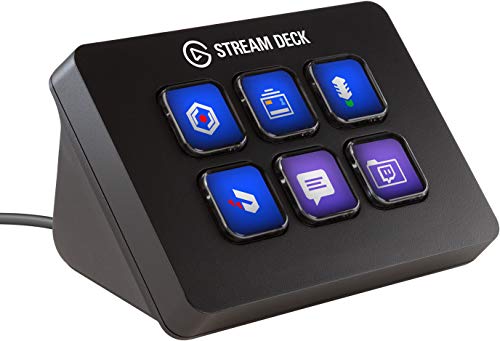 Elgato Stream Deck Mini - Controlador para creación de contenido en directo con 6 teclas LCD personalizables, para Windows 10 y macOS 10.13 o posteriores, Negro