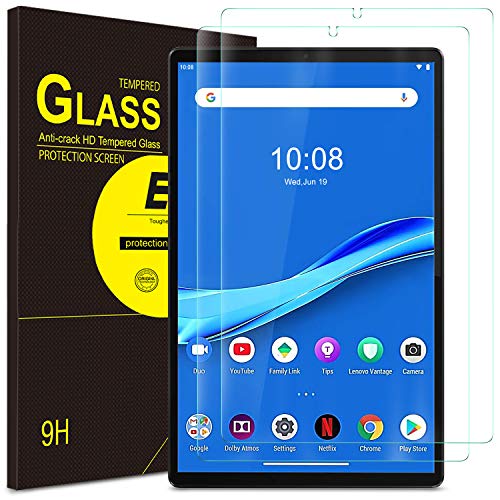 ELTD Protector de Pantalla para Lenovo M10 FHD Plus 10.3 Full HD/IPS, 9H,2.5D, Vidrio Templado Glass Film Protector de Pantalla para Lenovo M10 FHD Plus 10.3, 2 Pack