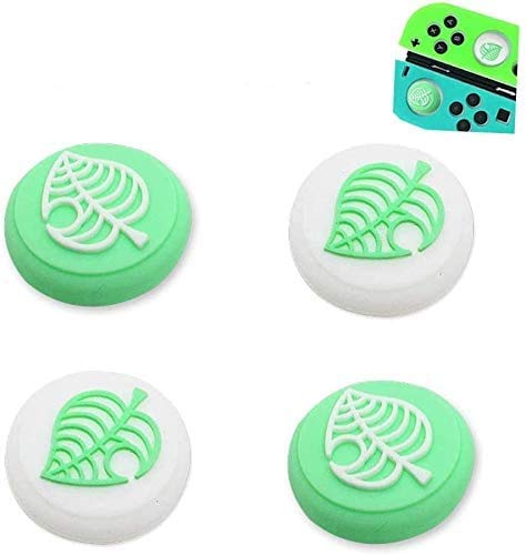 Elyco Thumb Grip Cap para Joy-con/Switch Lite, Silicona analógico Pulgar Tapa Protectora Compatible con Nintendo Switch, analógico reemplazo Gato Almohadilla Thumb Sticks Grips Cap-4 Piezas