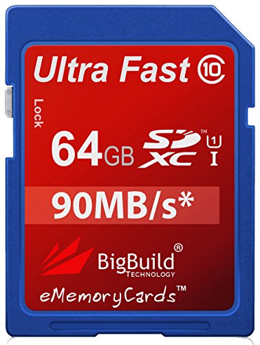 eMemoryCards - Tarjeta de memoria SDXC (64 GB, 90 MB/s, compatible con Sony Cyber shot DSC RX100 I, RX100 IV, RX100 V, RX100 VI, RX100 VII