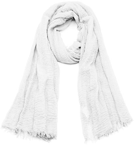 Emma & Giovanni - Bufanda Foulard 170x90cm - Damen (Blanco) Emma & Giovanni - Bufanda Foulard 170x90cm - Damen (Blanco)