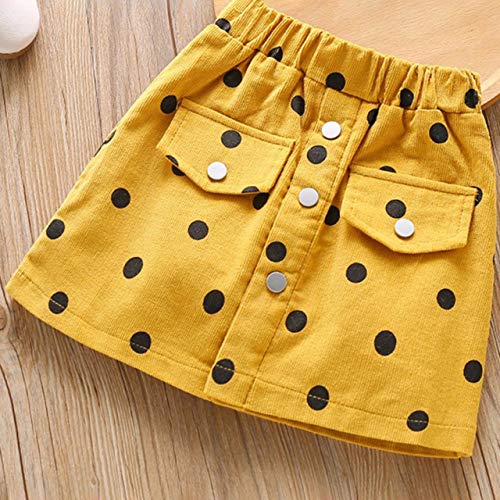 EmNarsissus Falda de Primavera para niñas Versión Coreana Falda Corta de Lunares Falda Occidental para niños medianos y pequeños de 2-3 años EmNarsissus Falda de Primavera para niñas Versión Coreana Falda Corta de Lunares Falda Occidental para niños medianos y pequeños de 2-3 años