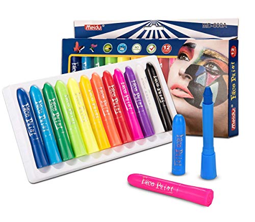 EN-71 Certified 12 Cols Face Crayones, Kits de Pintura para la Cara, Pintura Corporal, Pintura Facial para niños, Pintura Lavable para la Cara, Maquillaje para niños, Pintura Corporal no tóxica EN-71 Certified 12 Cols Face Crayones, Kits de Pintura para la Cara, Pintura Corporal, Pintura Facial para niños, Pintura Lavable para la Cara, Maquillaje para niños, Pintura Corporal no tóxica