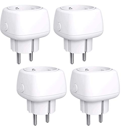 Enchufe Inteligente Mini Enchufe Wi-Fi 10A, con Control Remoto Meross app, Compatible con Alexa, Google Assistant y SmartThings, Wi-Fi Smart Plug, Paquete de 4. Enchufe Inteligente Mini Enchufe Wi-Fi 10A, con Control Remoto Meross app, Compatible con Alexa, Google Assistant y SmartThings, Wi-Fi Smart Plug, Paquete de 4.
