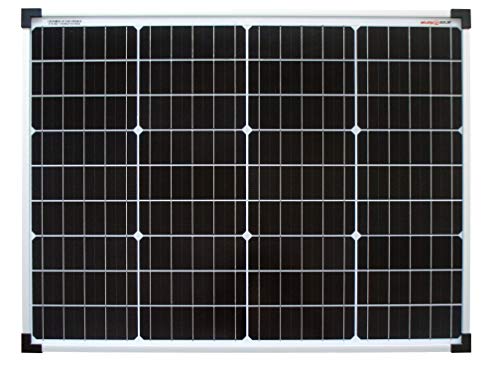 Enjoysolar® Mono Panel solar monocristalino de 100 W, ideal para caravanas, casas con jardín, barcos, etc.