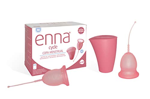 Enna Cycle - 2 Copas menstruales y Caja esterilizadora Enna Cycle - 2 Copas menstruales y Caja esterilizadora