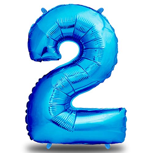 envami Globos de Cumpleãnos 2 Azul I 101 CM Globo 2 Años I Globo Numero 2 I Decoracion 2 Cumpleaños Niños I Globos Numeros Gigantes para Fiestas I Vuelan con Helio envami Globos de Cumpleãnos 2 Azul I 101 CM Globo 2 Años I Globo Numero 2 I Decoracion 2 Cumpleaños Niños I Globos Numeros Gigantes para Fiestas I Vuelan con Helio