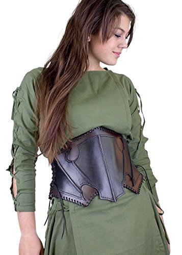 Epic Armoury 11080250 - Corsé de elfo oscuro, color negro y marrón, unisex, para adultos Epic Armoury 11080250 - Corsé de elfo oscuro, color negro y marrón, unisex, para adultos