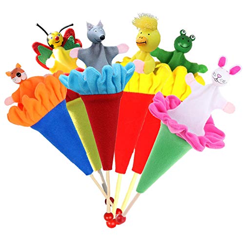 EQLEF Juguete Interactivo, Juguete para esconder y Buscar Juguete Interactivo, pequeño y de Peluche, Animal Marioneta de Mano Juguete Interactivo para niños Fiesta de cumpleaños - 6 Piezas EQLEF Juguete Interactivo, Juguete para esconder y Buscar Juguete Interactivo, pequeño y de Peluche, Animal Marioneta de Mano Juguete Interactivo para niños Fiesta de cumpleaños - 6 Piezas