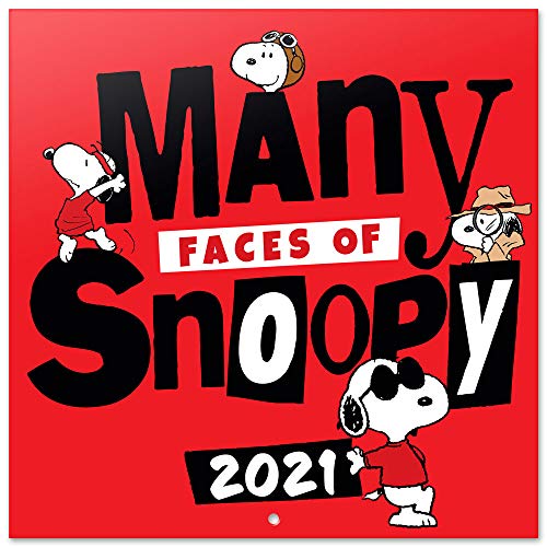 ERIK - Calendario de pared 2021 Snoopy, 30x30 cm ERIK - Calendario de pared 2021 Snoopy, 30x30 cm