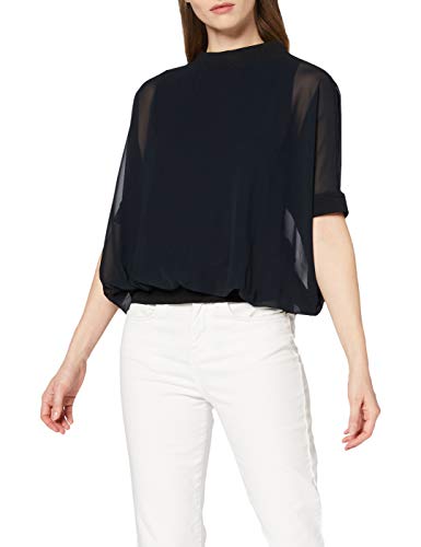 Esprit 129ee1f015 Blusa, Negro (Black 001), 38 (Talla del Fabricante: 36) para Mujer