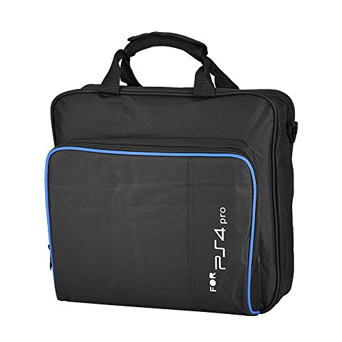 Estuche portátil para PS4 Pro, Bolsa de Viaje portátil para el Sistema de Juego PS4 Pro Bolsa de Hombro con Correa de Hombro Ajustable para Almacenamiento PS4 Estuche portátil para PS4 Pro, Bolsa de Viaje portátil para el Sistema de Juego PS4 Pro Bolsa de Hombro con Correa de Hombro Ajustable para Almacenamiento PS4