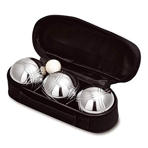 EUROXANTY® Juego de Petanca de 3 Bolas de Acero Inoxidable y boliche de Madera | Cómoda Funda de Transporte | Juego al Aire Libre | Bolas Resistentes y duraderas de 720 Gramos | Clásico EUROXANTY® Juego de Petanca de 3 Bolas de Acero Inoxidable y boliche de Madera | Cómoda Funda de Transporte | Juego al Aire Libre | Bolas Resistentes y duraderas de 720 Gramos | Clásico