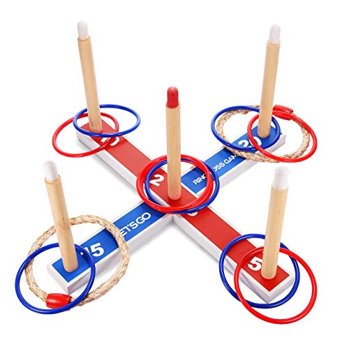 EUTOYZ Juguetes para Niños 3-7 Años, Juego de Lanzamiento de Anillos Juegos Jardin Juguetes Exterior para Niños Juegos Aire Libre para Niños Regalos Niño 3 4 5 6 7Años Regalos Cumpleaños Niños EUTOYZ Juguetes para Niños 3-7 Años, Juego de Lanzamiento de Anillos Juegos Jardin Juguetes Exterior para Niños Juegos Aire Libre para Niños Regalos Niño 3 4 5 6 7Años Regalos Cumpleaños Niños