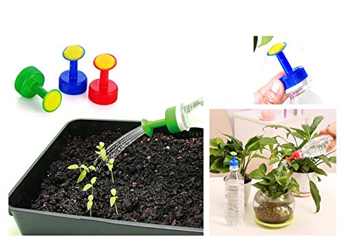 Eva Shop® - Juego de 3 accesorios de riego para botellas para regar tus plantas con precisión – Sprinkler para botellas PET – Ideal para los jardineros, envío desde BRD por marca alemana