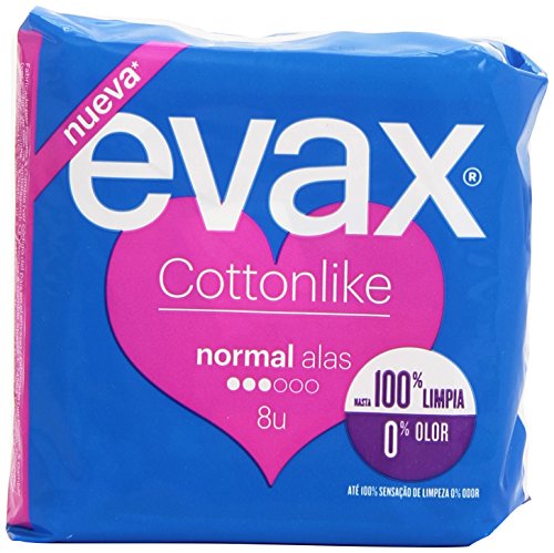 Evax Cottonlike Normal Compresas con Alas - 16 unidades Evax Cottonlike Normal Compresas con Alas - 16 unidades