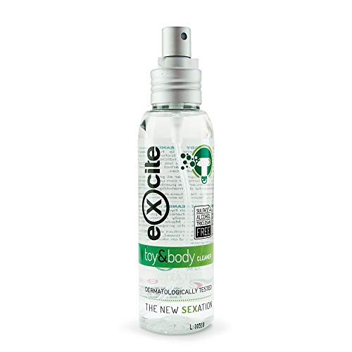 EXCITE Limpiador desinfectante de accesorios íntimos y copa menstrual. Antibacteriano y antiséptico con Aceite de Árbol de Té. Sin alcohol ni sulfatos. 100ml EXCITE Limpiador desinfectante de accesorios íntimos y copa menstrual. Antibacteriano y antiséptico con Aceite de Árbol de Té. Sin alcohol ni sulfatos. 100ml