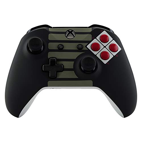 eXtremeRate Carcasa completa para Control de Xbox One S X Funda Tacto Suave Cubierta Delantera Placa Trasera Shell de Grip con ABXY Botones para Mando de Xbox One S Xbox One X Modelo 1708(Clásico NES) eXtremeRate Carcasa completa para Control de Xbox One S X Funda Tacto Suave Cubierta Delantera Placa Trasera Shell de Grip con ABXY Botones para Mando de Xbox One S Xbox One X Modelo 1708(Clásico NES)