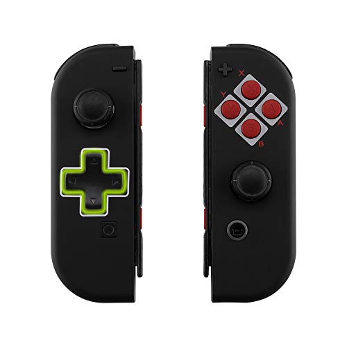 eXtremeRate Carcasa Joy-con Botones Completos D-Pad para Nintendo Switch Funda de Agarre Reemplazable Tacto Suave Shell para Nintendo Switch No Incluye la Carcasa de la Consola (Clásico NES)