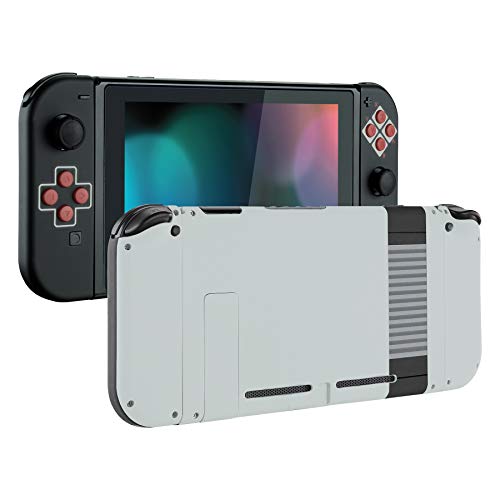 eXtremeRate Carcasa para Nintendo Switch,Funda Completa para Mando Controlador Consola Joy-con de Nintendo Switch Shell de Bricolaje reemplazable con Botón Completo (Estilo clásico de NES)