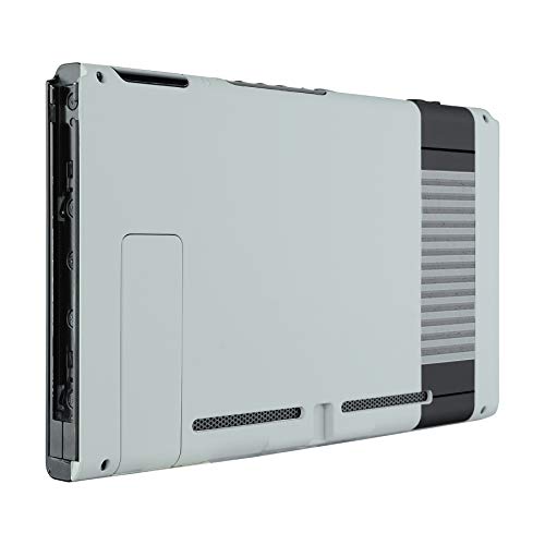 eXtremeRate Carcasa para Nintendo Switch,Funda Trasera de la Consola de NS Shell de Bricolaje Cubierta de reemplazo con un Soporte para Nintendo Switch (Clásico NES) No Incluye la Carcasa de Joy-con