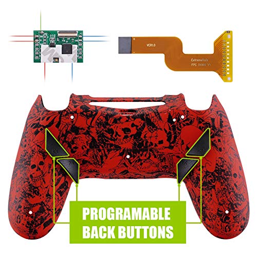 eXtremeRate DAWN Programable Remap Kit Botón de Reasignación para Playstaion 4 con Board de Actuelización&Carcasa Trasera Diseñada&4 Botones Traseros para Mando PS4 JDM 040/050/055(Demonio y Monstruo) eXtremeRate DAWN Programable Remap Kit Botón de Reasignación para Playstaion 4 con Board de Actuelización&Carcasa Trasera Diseñada&4 Botones Traseros para Mando PS4 JDM 040/050/055(Demonio y Monstruo)