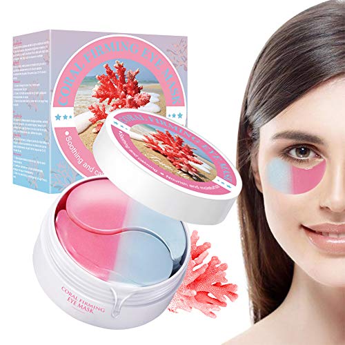Eye Mask, Máscara para los Ojos, Ojos Parches, Mascarilla Calmante Coral para Ojos,Alivia el Cansancio y Reafirma la Piel-Para Arrugas,Líneas Finas,Ojeras y Bolsas Debajo de los Ojos Cuidado Eye Mask, Máscara para los Ojos, Ojos Parches, Mascarilla Calmante Coral para Ojos,Alivia el Cansancio y Reafirma la Piel-Para Arrugas,Líneas Finas,Ojeras y Bolsas Debajo de los Ojos Cuidado