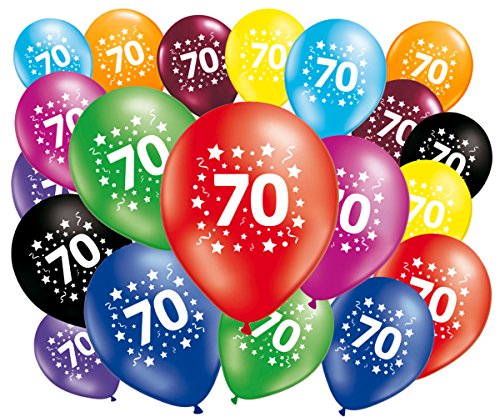 FABSUD Globos de 70 años – Lote de 20 globos 70
