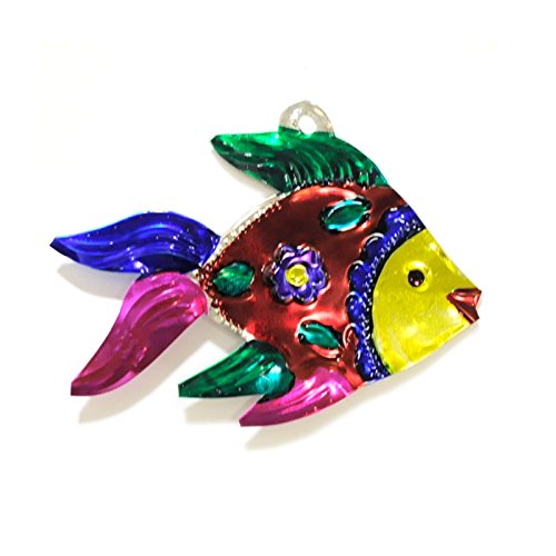 FANMEX - Fantastik - Figura de hojalata artesanía Mexicana (pez)