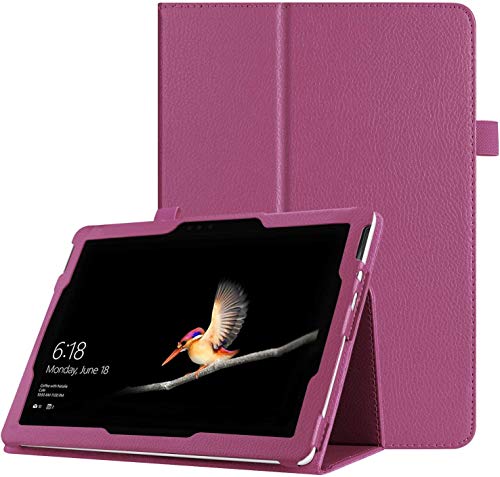 FANSONG Funda para Microsoft Surface Pro 7/Pro 6/Pro 2017, Bifold Series Litchi Delgado Cuero Magnético Flip Stand Smart Funda Protectora para Surface Pro 5/4/3 12.3 pulgadas Windows Table